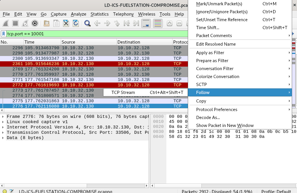 ICS traffic